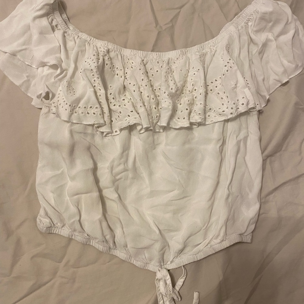 White Crop Top (Small)